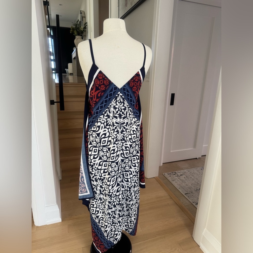 NWOT Tommy Bahama Ikat Diamonds Engineered Scarf Dress Swim Cover Up S/M - Picture 4 of 5
